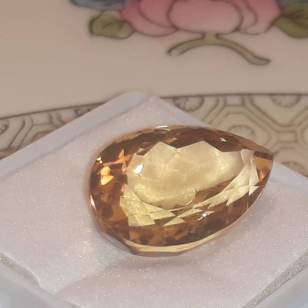 11.22 carat yellow Citrine